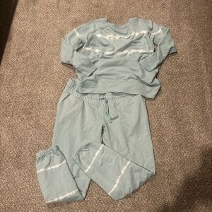 Isabel Maternity by Ingrid & Isabel Blue and White Pajama Set